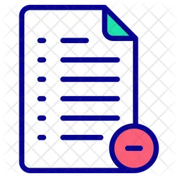 Block document  Icon