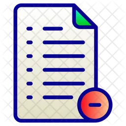 Block document  Icon