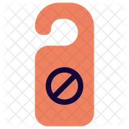 Block Door Hanger  Icon