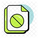 Block File Block Document Document Icon