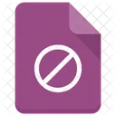 Block File Paper Icon