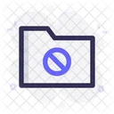Block Folder Disable Block Icon