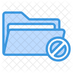 Block Folder Icon - Download in Dualtone Style