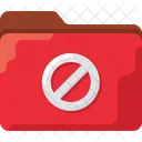 Block Red Denied Icon