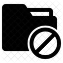 Folder Block Denial Icon