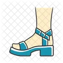 Block heel  Icon