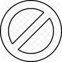 Stop Ban Sign Icon