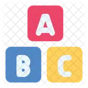 Block Alphabet Childhood Icon