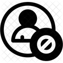 Block Cancel Not Allowed Icon