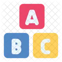 Block Alphabet Childhood Icon