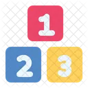Block Number Childhood Icon