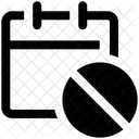 Calendar Block Cancel Icon