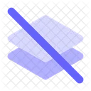 Block Layers No Documents No Papers Icon