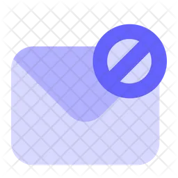 E-Mail blockieren  Symbol