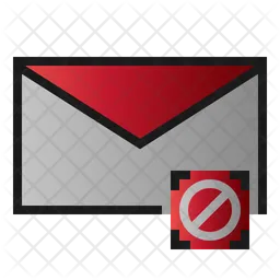 Block Mail  Icon