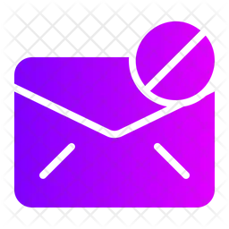 E-Mail blockieren  Symbol