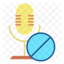 Block Microphone  Icon