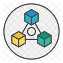 Block Network Technology Icon