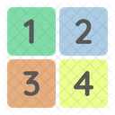 Block Number Education Student Icon