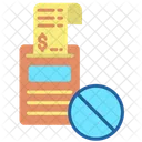 Block Payment Bill Invoice Payment Block Payment Icon