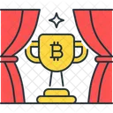 Block Reward Award Bitcoin Icon