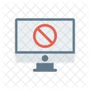 Block Screen Block Ban Icon