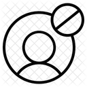 ユーザーをブロック、ユーザー、ブロック アイコン
