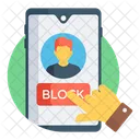 Block User Remove User Denied User Icon