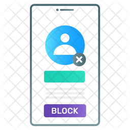 Block User Icon - Download in Flat Style