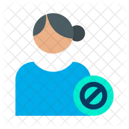 ユーザをブロックする  アイコン