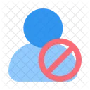 Block User Remove Friend Delete User Icon