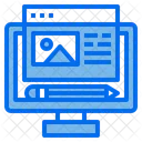 Writing Website Online Icon