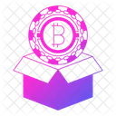 Block Belohnung Kryptowahrung Icon