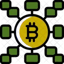 Dinheiro Bitcoin Criptomoeda Ícone