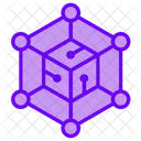 Blockchain Kryptowahrung Digital Symbol