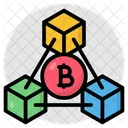 Blockchain Crypto Monnaie Crypto Icône