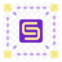 Blockchain Connexion Technologie Icône