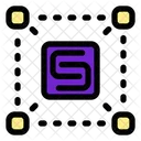 Blockchain Connexion Technologie Icône