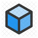 Blockchain Bloc Cube Icône