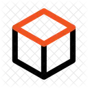 Blockchain Bloc Cube Icône