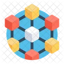 Blockchain Distributed Ledger Dlt Icon