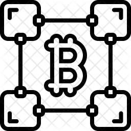 Blockchain Icon - Download in Line Style