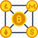 Blockchain Blockchain Transaction Cryptocurrency Icon