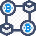 Blockchain Bitcoin Chain Bitcoin Connection Icon