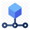 Blockchain Block Data Icon
