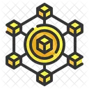 Blockchain Structure Network Icon