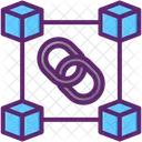 Blockchain Block Cube Icon
