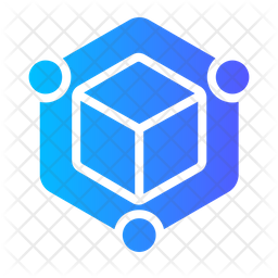 Blockchain Icon - Download in Gradient Style
