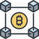 Bitcoin Blockchain Trade Icon