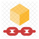 Blockchain Chain Box Icon